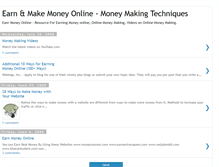 Tablet Screenshot of earnmakemoneyonline.blogspot.com