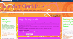 Desktop Screenshot of churchladiesinthesouth.blogspot.com