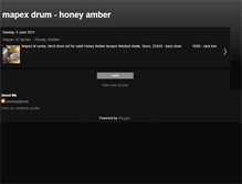 Tablet Screenshot of drumforsale.blogspot.com