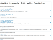 Tablet Screenshot of mindhealhomeopathy.blogspot.com