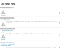 Tablet Screenshot of mikrofonhati.blogspot.com