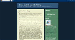 Desktop Screenshot of crimeanalytics.blogspot.com