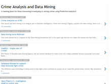 Tablet Screenshot of crimeanalytics.blogspot.com