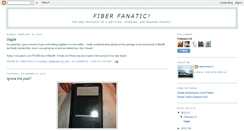 Desktop Screenshot of fiberfanatic.blogspot.com