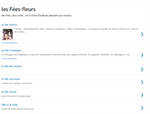 Tablet Screenshot of fees-fleurs.blogspot.com