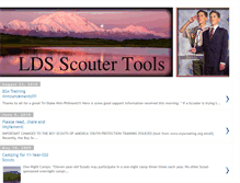 Tablet Screenshot of ldsscoutertools.blogspot.com
