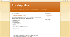 Desktop Screenshot of foodophiles.blogspot.com