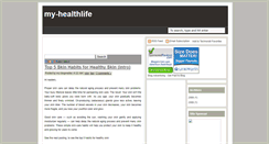 Desktop Screenshot of my-healthlife.blogspot.com