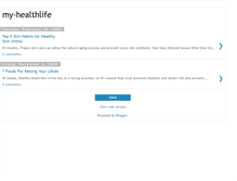 Tablet Screenshot of my-healthlife.blogspot.com