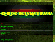 Tablet Screenshot of elblogdelamarihuana.blogspot.com