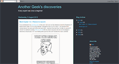Desktop Screenshot of geekrick.blogspot.com
