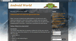 Desktop Screenshot of crazyworldofandroid.blogspot.com