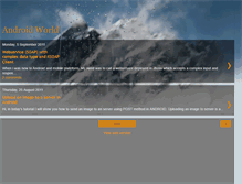 Tablet Screenshot of crazyworldofandroid.blogspot.com