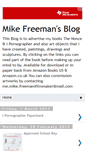 Mobile Screenshot of mike-mikefreemansblog.blogspot.com