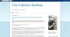 Desktop Screenshot of fullertonsentinel.blogspot.com