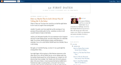 Desktop Screenshot of fifty-twofirstdates.blogspot.com
