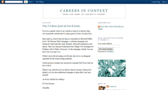 Desktop Screenshot of careersincontext.blogspot.com