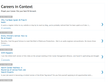 Tablet Screenshot of careersincontext.blogspot.com