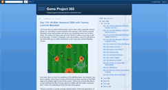 Desktop Screenshot of gameproject365.blogspot.com