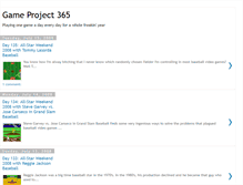 Tablet Screenshot of gameproject365.blogspot.com