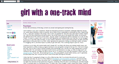 Desktop Screenshot of girlwithaonetrackmind.blogspot.com