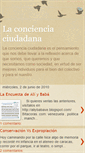 Mobile Screenshot of laconcienciaciudadana.blogspot.com