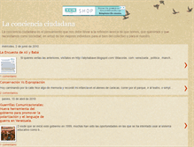 Tablet Screenshot of laconcienciaciudadana.blogspot.com