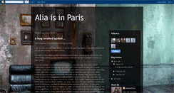 Desktop Screenshot of aliaisinparis.blogspot.com