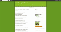 Desktop Screenshot of lendoeaprendeno.blogspot.com