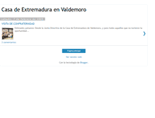 Tablet Screenshot of casadeextremaduravaldemoro.blogspot.com