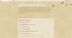Desktop Screenshot of preferentialoption.blogspot.com