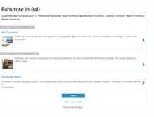 Tablet Screenshot of furnitureinbali.blogspot.com