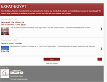 Tablet Screenshot of expat-egypt.blogspot.com