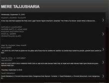 Tablet Screenshot of meretajjusharia.blogspot.com