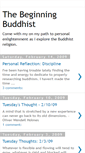Mobile Screenshot of beginningbuddhist.blogspot.com