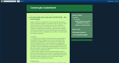 Desktop Screenshot of csustentavel.blogspot.com
