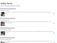 Tablet Screenshot of ambryfarms.blogspot.com