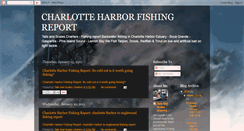 Desktop Screenshot of charlotteharborfishingreport.blogspot.com