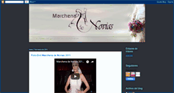 Desktop Screenshot of marchenadenovias.blogspot.com