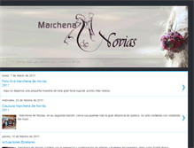 Tablet Screenshot of marchenadenovias.blogspot.com