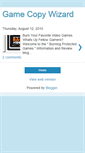Mobile Screenshot of copygameswizard.blogspot.com