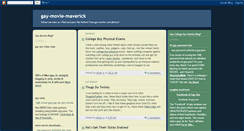 Desktop Screenshot of gay-movie-maverick.blogspot.com