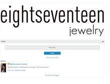 Tablet Screenshot of eightseventeenjewelry.blogspot.com