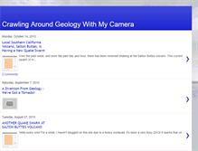 Tablet Screenshot of geologycrawl.blogspot.com