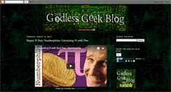 Desktop Screenshot of godlessgeekblog.blogspot.com