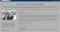 Desktop Screenshot of livesofwander.blogspot.com