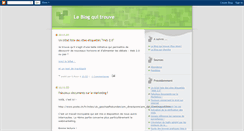 Desktop Screenshot of blogquitrouve.blogspot.com