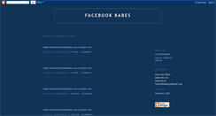 Desktop Screenshot of facebookbabes.blogspot.com
