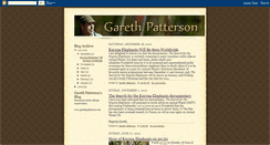 Desktop Screenshot of garethpattersonafrica.blogspot.com