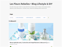 Tablet Screenshot of lesfleursrebelles.blogspot.com